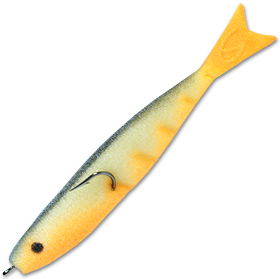 Рыбка поролоновая Джига Пескарь (5см) оранжевый (уп. 5шт)